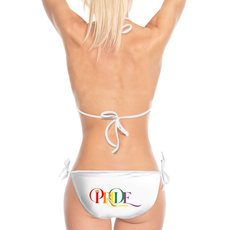 All-Over Print Recycled High-Waisted Bikini