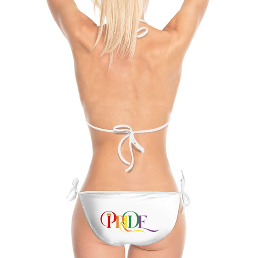 All-Over Print Recycled High-Waisted Bikini