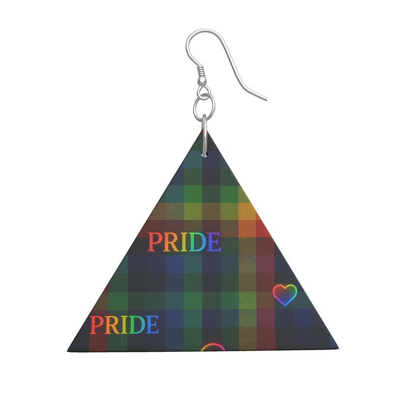 Wooden Earrings Geometric Shapes