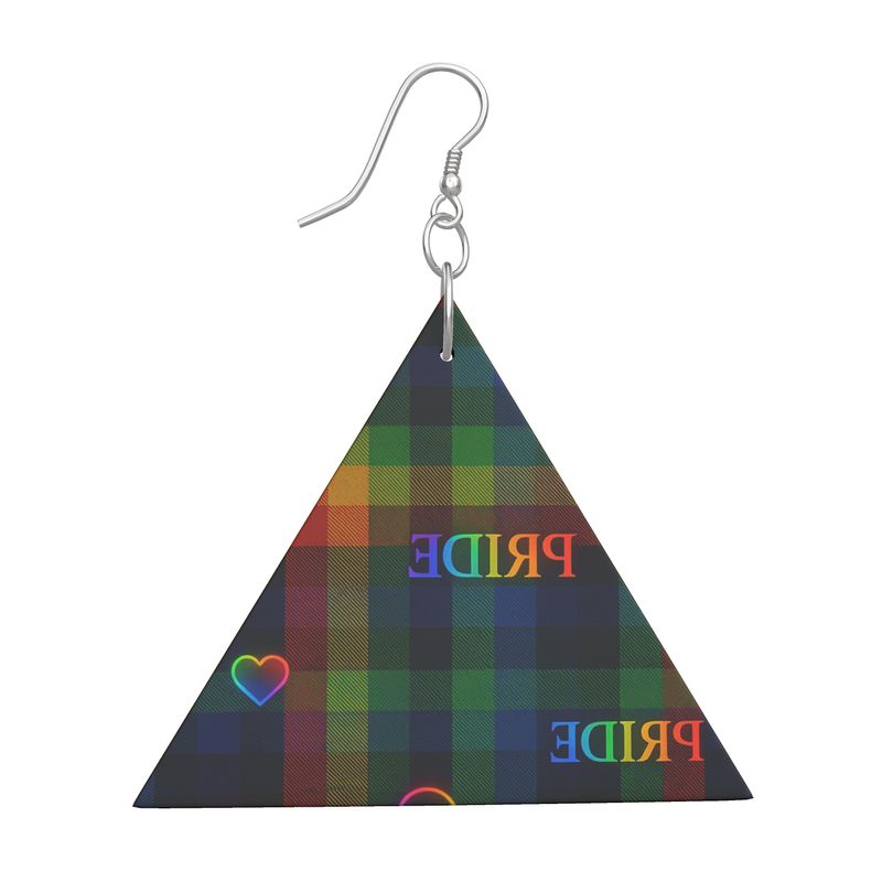 Wooden Earrings Geometric Shapes