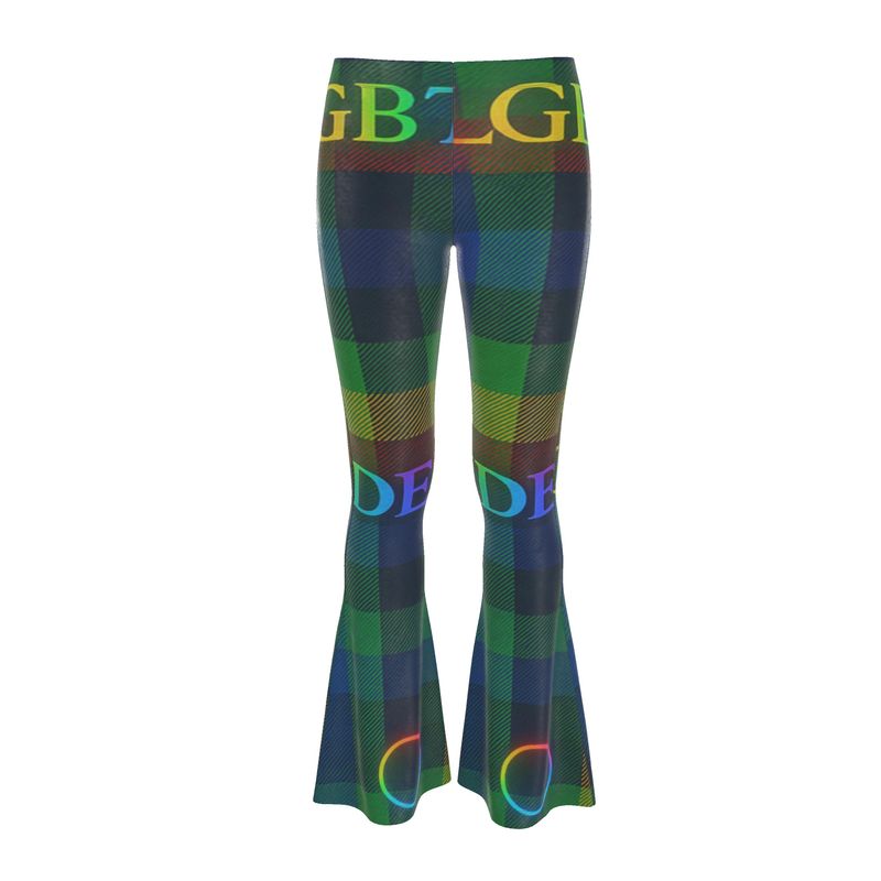 High Waisted Flared Leggings