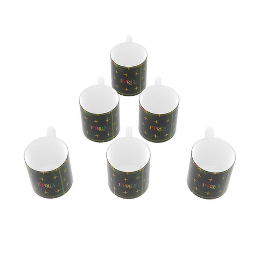 Bone China Mug 6 Pack with branding