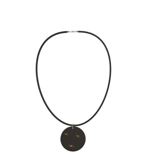 Wooden Pendant Necklace Organic